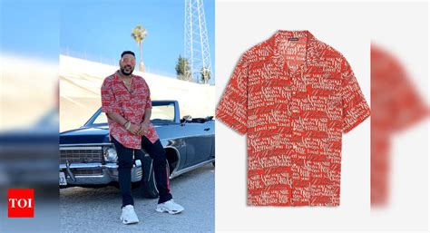 You will be shocked to know the price of Badshah's red LOVE shirt